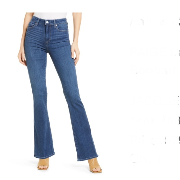PAIGE Laurel Canyon High Waist Bootcut Jeans (Jacques) - Picture 1 of 1